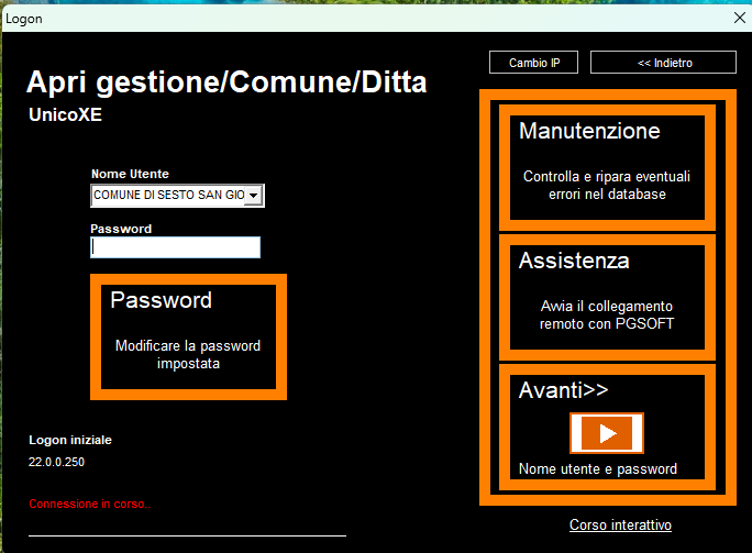 Esempio di funzionalità